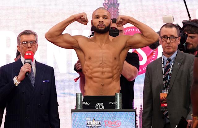 Eubank ត្រូវបានពិន័យជិត ៤០ម៉ឺនផោន ដោយសារតែលើសគីឡូពី Benn
